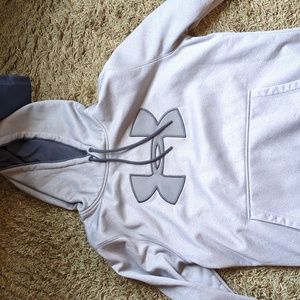 Men's Under Armour Silver Hoodie NWOT